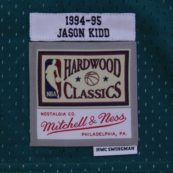 Jason Kidd #5 Dallas Mavericks 1994/95 Hardwood Classics Fadeaway NBA Jersey - Picture 3 of 3